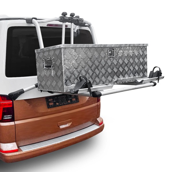 Aluminiowa skrzynia transportowa na bagażnik