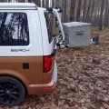 Aluminiowa skrzynia transportowa na bagażnik