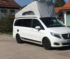 CaliCap Pokrowiec termiczny na dach, Izolator termiczny namiotu Mercedes Marco Polo, V klasa, Vito