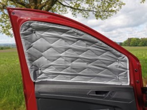 Maty termoizolacyjne, Zasłony termiczne na okna, Izolacja termiczna wewnętrzna, Mata przeciwsłoneczna dobranoc do Volkswagen Caddy, Caddy Maxi